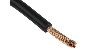 Stranded Wire PVC 16mm² Annealed Copper Black H05V2-K 100m